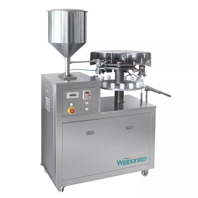 Toothpaste Tube Filling And Sealing Machine 220V/380V Semi Automatic