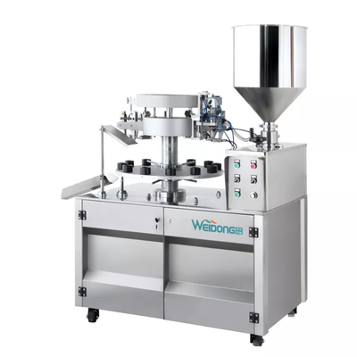 Toothpaste Tube Filling And Sealing Machine 220V/380V Semi Automatic