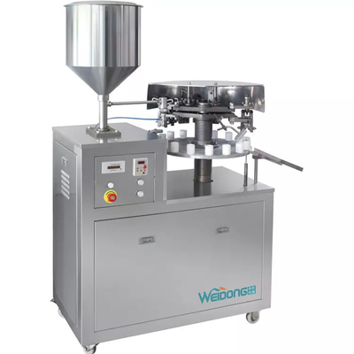 Leakproof Balm Cosmetic Liquid Filling Machine 0.6-0.8Mpa Practical