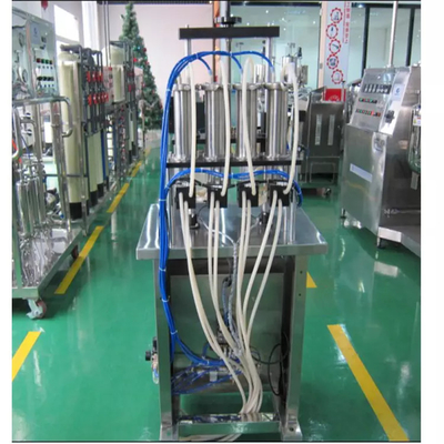 380V 50HZ Perfume Bottling Machine , 4 Heads Vacuum Liquid Filling Machine