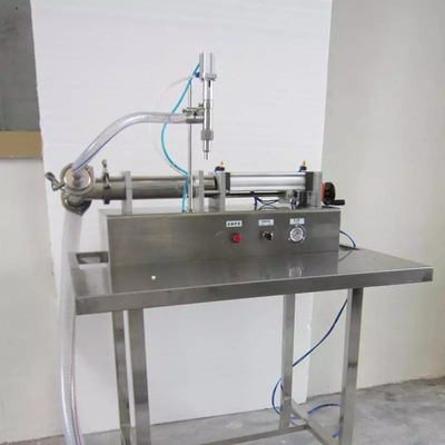 Semi Automatic Paste Cosmetic Liquid Filling Machine For 10-250ML Bottle