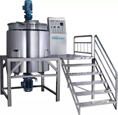 Multipurpose Stable Cream Emulsifier Mixer , Medicine Vacuum Emulsification Machine