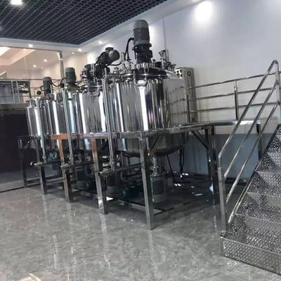 Multipurpose Stable Cream Emulsifier Mixer , Medicine Vacuum Emulsification Machine