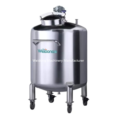 Movable 500L Stainless Steel RO Tank , Multipurpose SS Tank For RO Water