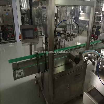 Stainless Steel Cosmetic Liquid Filling Machine 4-10 Nozzles Touch Screen