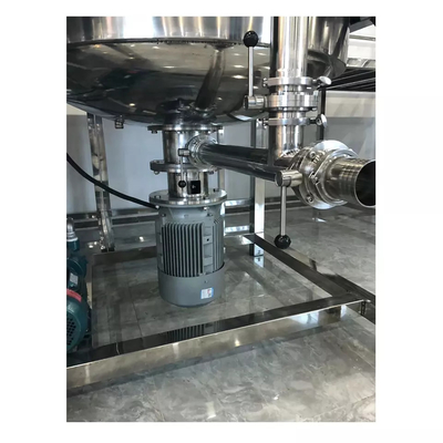 SUS316L Body Lotion Cosmetic Emulsifier Mixer Making Machine Practical
