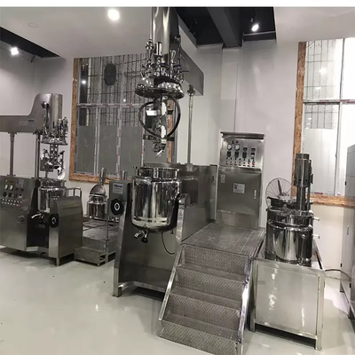 Chemical Homogenizer Emulsifier Mixer , Automatic Lotion Mixer Machine Cosmetic