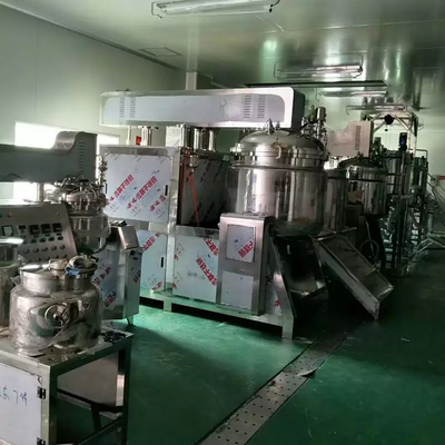 Multipurpose Vacuum Emulsifying Mixer , 65RPM Cosmetic Cream Mixing Machine
