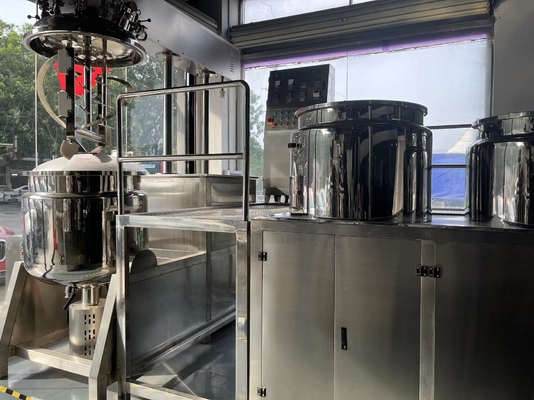 Food Antirust Vacuum Emulsifying Mixer Machine Multifunctional Durable