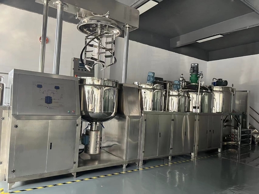 Food Antirust Vacuum Emulsifying Mixer Machine Multifunctional Durable