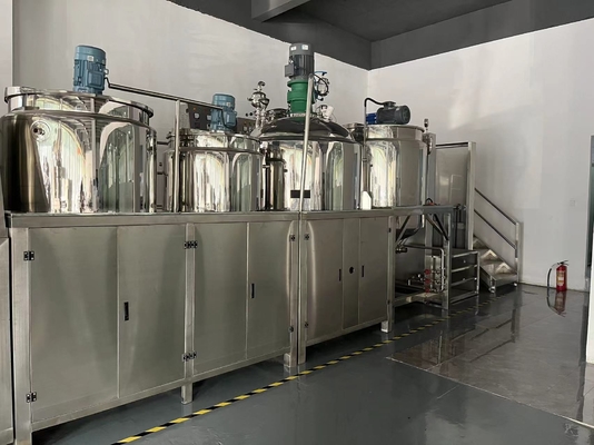 Food Antirust Vacuum Emulsifying Mixer Machine Multifunctional Durable