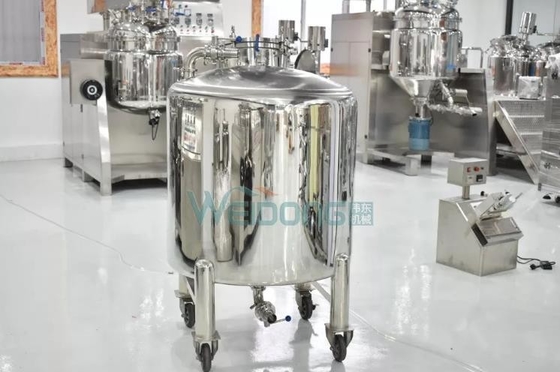Biotechnology 500L Mixing Tank Agitator Moveable Multi Function