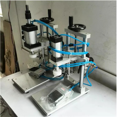 Stable Practical Perfume Crimping Machine , Cosmetic Bottle Capping Machine