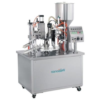 1.5KW Stable Tube Filling And Sealing Machine Rustproof Semi Automatic