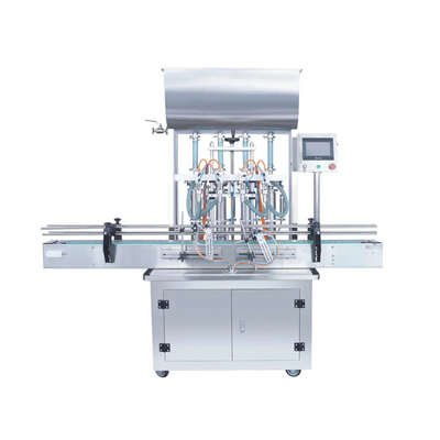 SUS 304 Automated Filling Machine  2 / 4 / 6 / 8 Heads Paste Chilli Sauce Filler Tomato Sauce