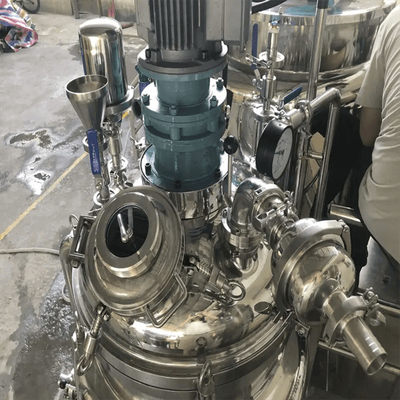 4200 R/Min High Speed Sterilization Two-way Stirring Emulsifier Machine Stainless Steel Cosmetic Emulsifying Pot