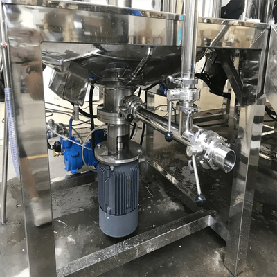 4200 R/Min High Speed Sterilization Two-way Stirring Emulsifier Machine Stainless Steel Cosmetic Emulsifying Pot