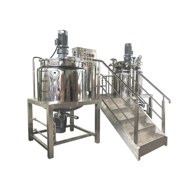 4200 R/Min High Speed Sterilization Two-way Stirring Emulsifier Machine Stainless Steel Cosmetic Emulsifying Pot