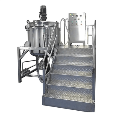 Vacuum Making Mixer Machine Emulsifying Homogenizer Tank SUS304/316 Large mixing and emulsifying machinery