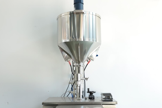 Quantitative Paste Cosmetic Liquid Filling Machine Dual Purpose