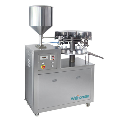 Semi Automatic Tube Filling And Sealing Machine For Tooth Paste 10ml