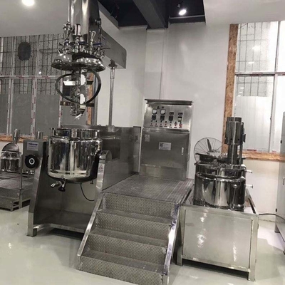 SUS304 316 Vacuum Homogenizing Emulsifier Mixer For Cosmetic Paste