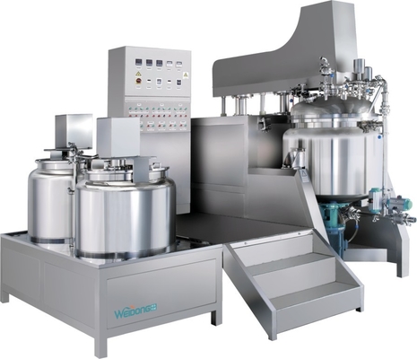 5.5kW 5000L Cosmetic Emulsifier Mixer Makeup Production Line