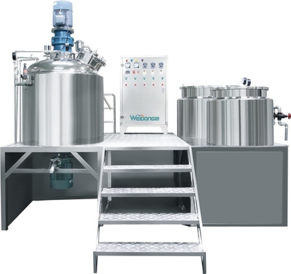 5.5kW 5000L Cosmetic Emulsifier Mixer Makeup Production Line