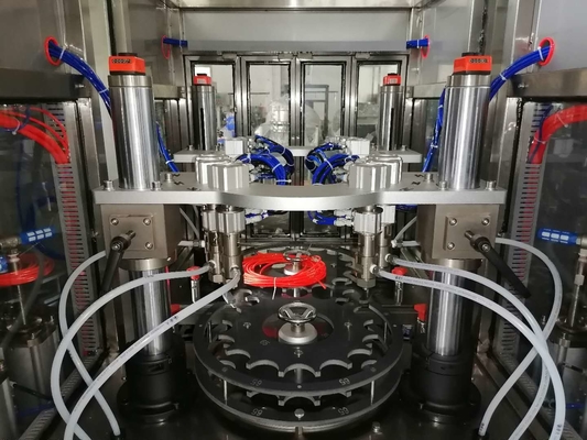 High Speed Aerosol Automatic Filling Production Line 90  Bottles / Min 1.1kw