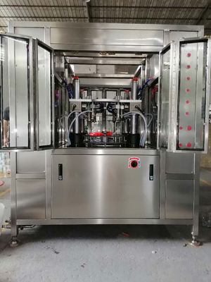 High Speed Aerosol Automatic Filling Production Line 90  Bottles / Min 1.1kw
