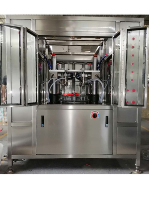 High Speed Aerosol Automatic Filling Production Line 90  Bottles / Min 1.1kw