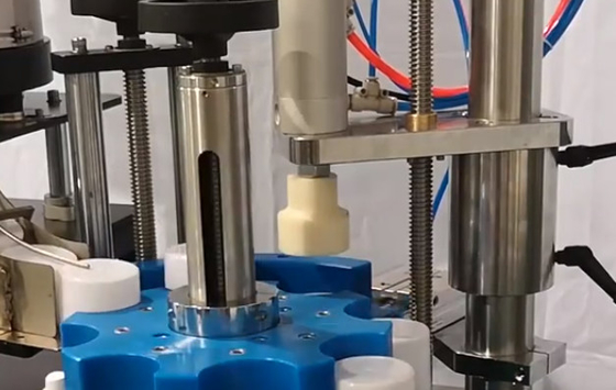 380V Automatic Aerosol Cover Capping Machine Sunscreen Spray Insecticide