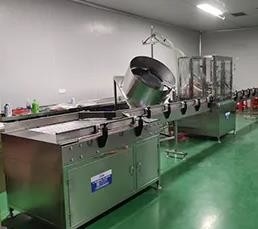 Automatic Packaging System Aerosol Product Screw Capping Machine 150 Bottles / Min PLC