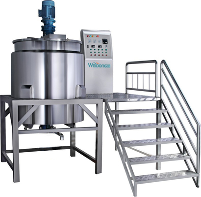 60 r/m 2000L Single Layer Mixing Tank For Liquid Products
