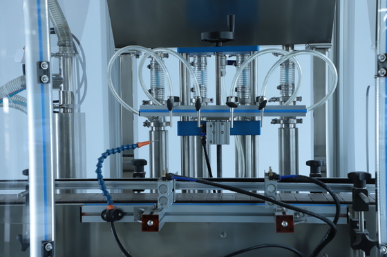 10 Heads Automatic Filling Machine 0.6Mpa Air Pressure 10-1000ml Volume