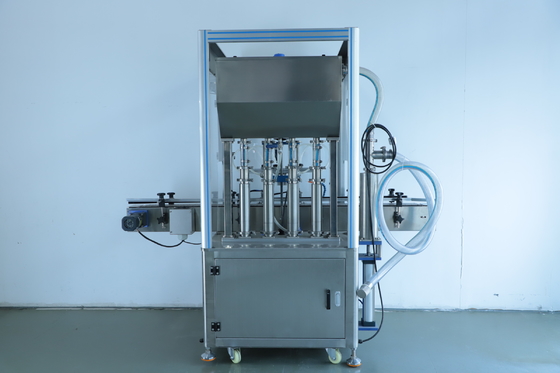 10 Heads Automatic Filling Machine 0.6Mpa Air Pressure 10-1000ml Volume