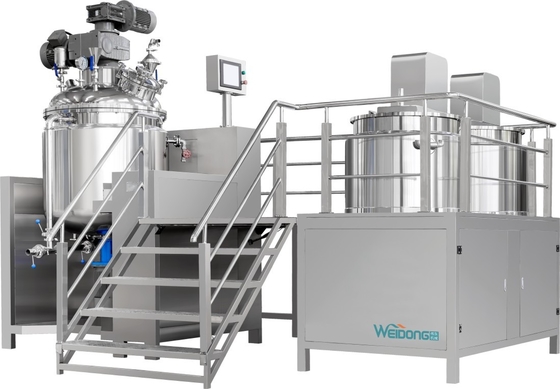 Multi Purpose Cosmetic Emulsifier Mixer With Vacuum System