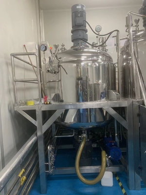 500-5000KG Liquid Mixer Agitator With Steam Electric Hot Oil Heating 1 Year Warranty