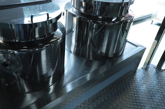63Rpm Cosmetic Emulsifier Mixer With Heating Method Steam Electric Hot Oil Vacuum System