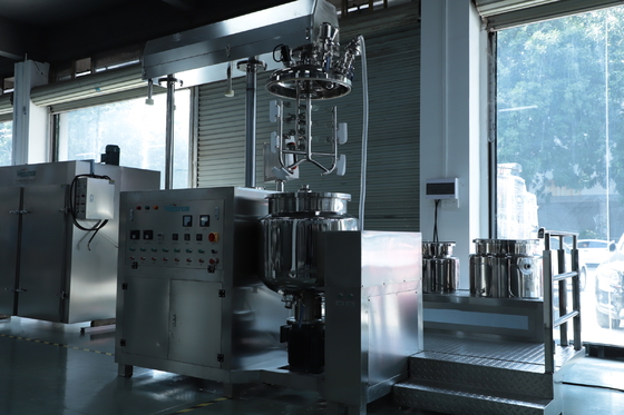 63Rpm Cosmetic Emulsifier Mixer With Heating Method Steam Electric Hot Oil Vacuum System