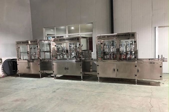 Low Noise Programmable Logic Controller Cosmetic Liquid Filling Machine 10-1200ml