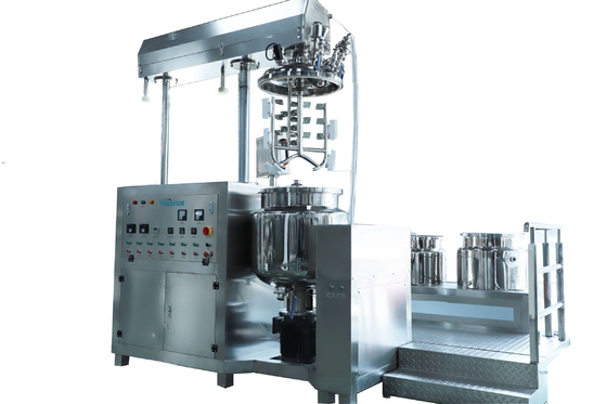 2.2-30KW Cosmetic Emulsifier Mixer With Vacuum System Easy Operation