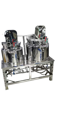 PLC Control SS Mixing Vessels Capacity 50-5000L Steam Electric Hot Oil Heating