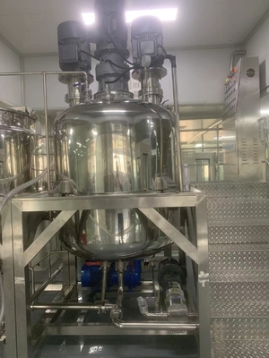 PLC Control hygienic Liquid Mixer Agitator With Customized Dimension 500-5000KG Weight