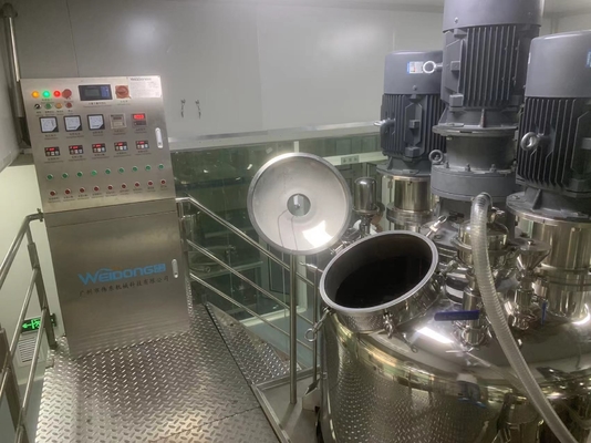 High Speed Cosmetic Emulsifier Mixer Customized Dimension For Professional