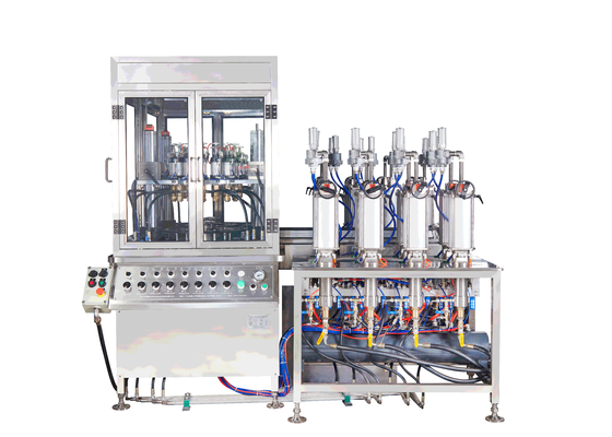 Digital Control Cosmetic Liquid Filling Machine AC380V 50HZ 1.1KW