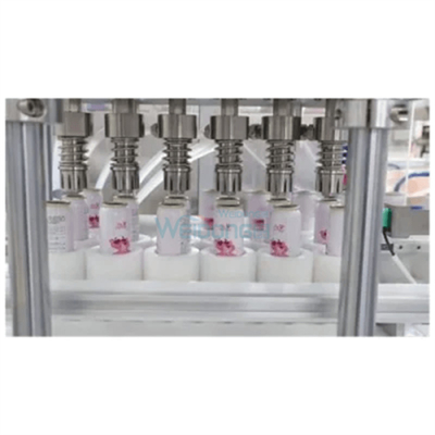 High Accuracy Cosmetic Liquid Filling Machine 1 Year Warranty 70pcs / Min