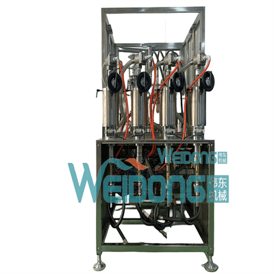 AC220V 50HZ 6.5KW Facial Mask Filling Machine With 0.7-0.85mpa Compressed Air Pressure