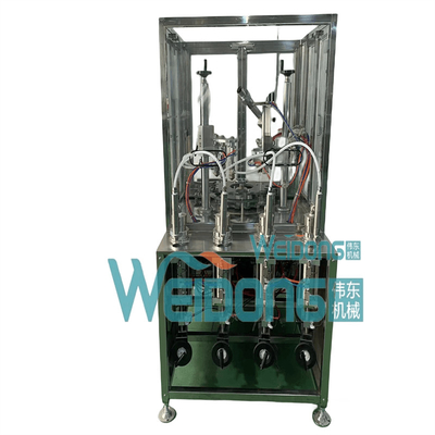 High Accuracy Automated Filling Machine With Low Noise Level  4 Bottles / Min