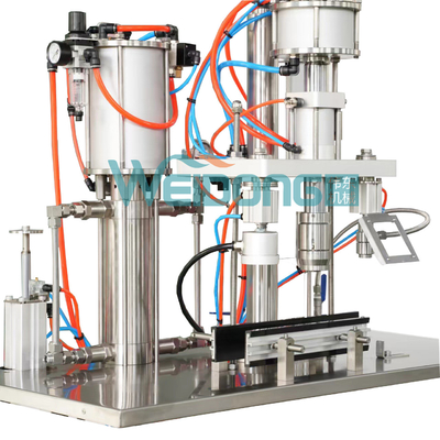 SUS304 Aerosol Filling Machine Semi Automatic Body Sprays Perfume Safe To Operate